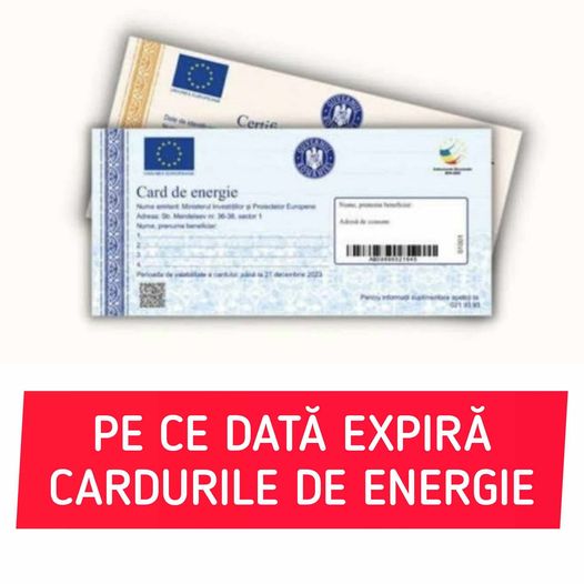 Pe Ce Dată Expiră Cardurile De Energie. Informații Pentru Românii Care Vor Să Scoată Banii De Pe Ele