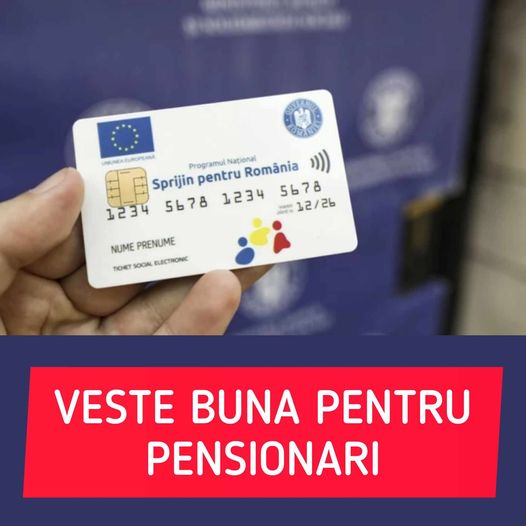 Veste bună pentru 3 milioane de pensionari. Vor primi o nouă tranșă de 1400 de lei, pe cardul de energie. Când intră în posesia banilor