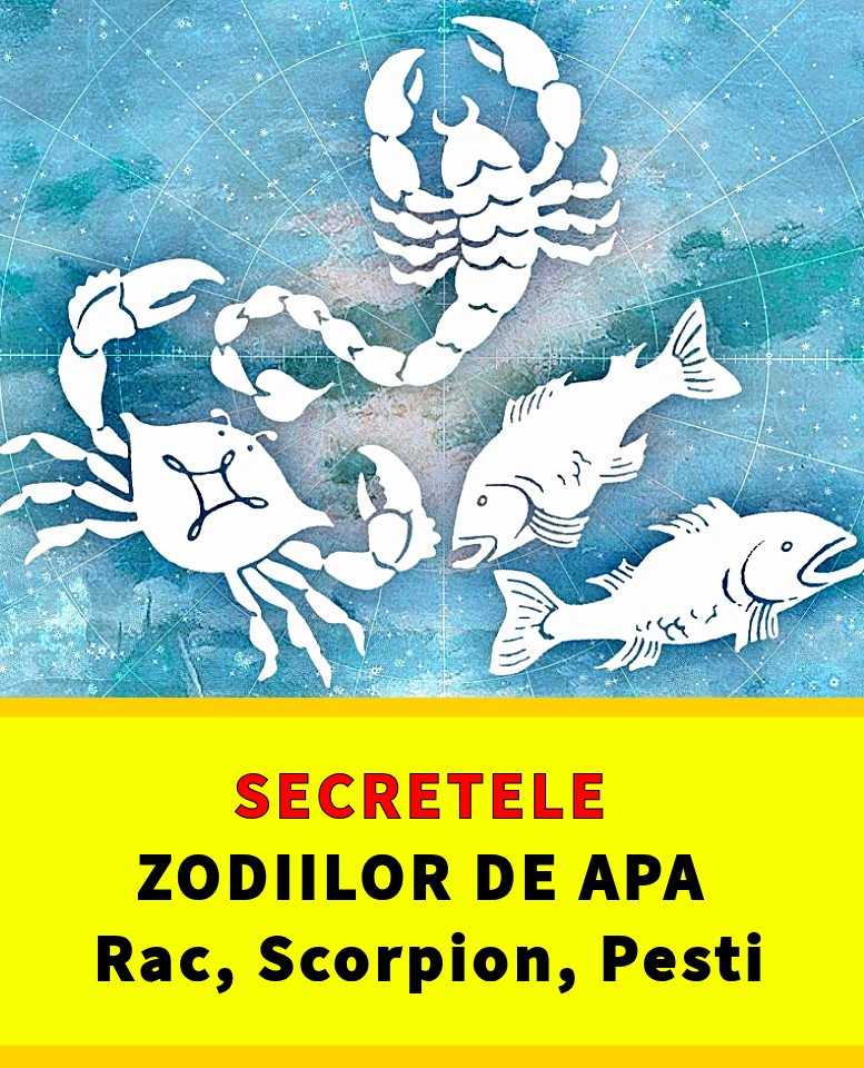 HOROSCOP SPECIAL: secretele zodiilor de apa – RAC, SCORPION si PESTI.