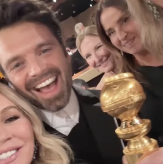 Românca ce i-a fost alături lui Sebastian Stan la Globurile de Aur. Cum a reacționat Sharon Stone când i-a văzut împreună