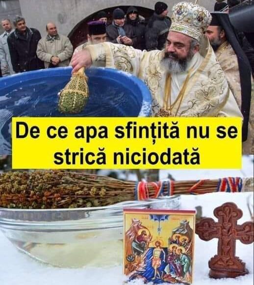 De ce apa sfințită nu se strică niciodată