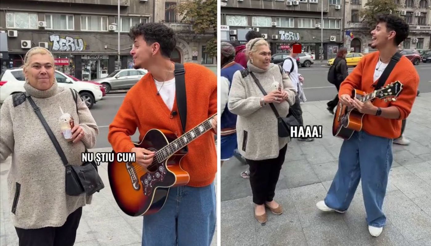 Ioana Tufaru, surprinsă cântând alături de Emilian chiar pe stradă! Momentul neașteptat în care fiica Andei Călugăreanu și-a arătat vocea