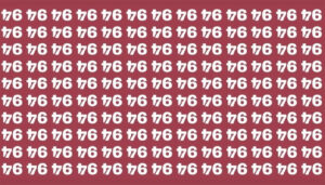 Poți depista numărul 64 întors în doar câteva secunde?